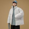 Pure Color Loose Zipper Coat - Modakawa Modakawa